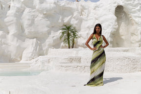 Olijf Oase Dress